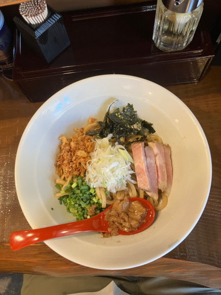 「みたらしまぜそば」@長男、おともかずきの写真