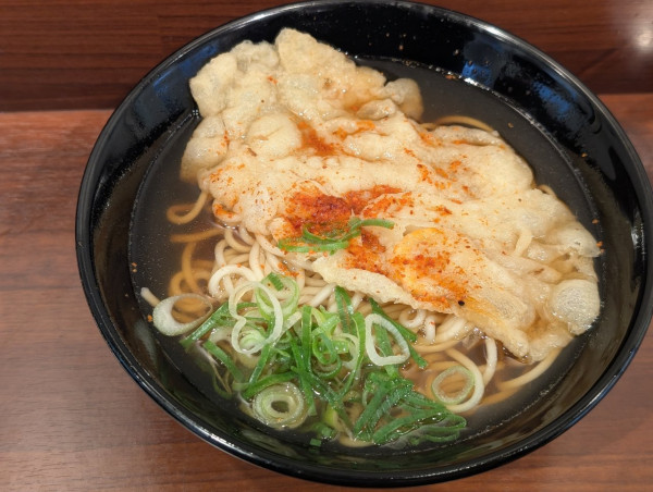 「天ぷらえきそば」@えきそば 姫路駅店の写真