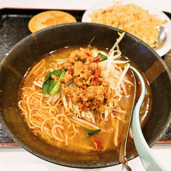 「ラーメンセット」@中国四川料理 美食府の写真