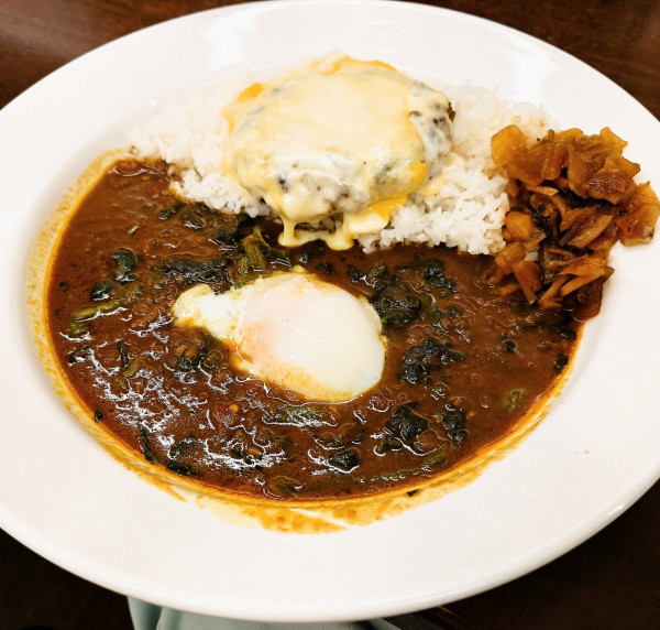 「ＤＸハンバーグカレー」@マイカリー食堂 高田馬場店の写真