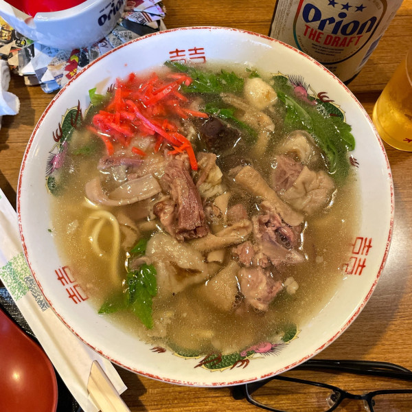 「ヤギそば」@山羊料理 二十番の写真