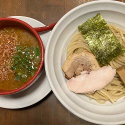 海老つけめん1020円他