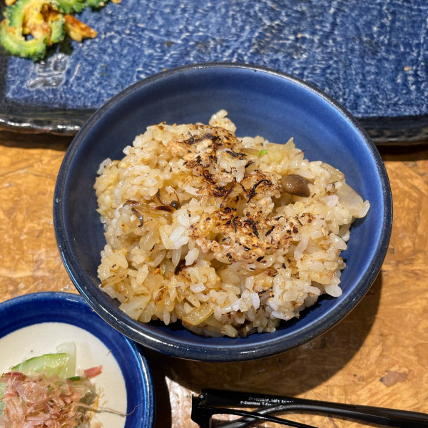 「ガーリックライス」@鉄板焼ステーキレストラン 碧 牧志店の写真