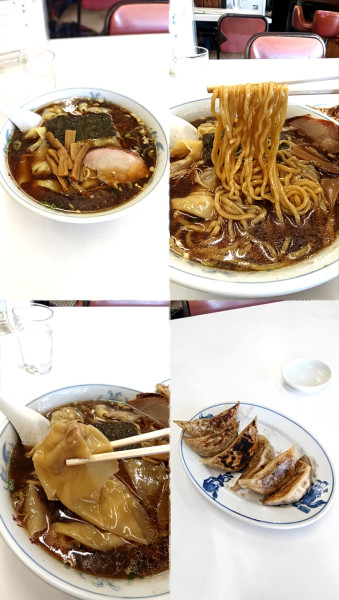 「『ワンタンメン+餃子(￥600+400)』」@高社楼の写真