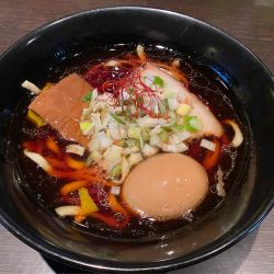 黒醤油 味玉 和え玉