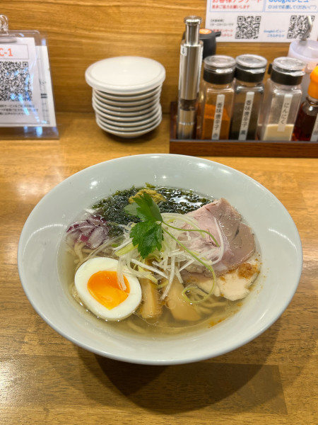 「鶏中華そばクラム」@麺酒 一照庵 岡山本店の写真
