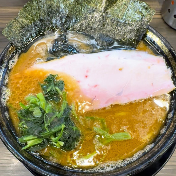 「ラーメン 950円＋半ライス150円」@家系ラーメン がくの写真