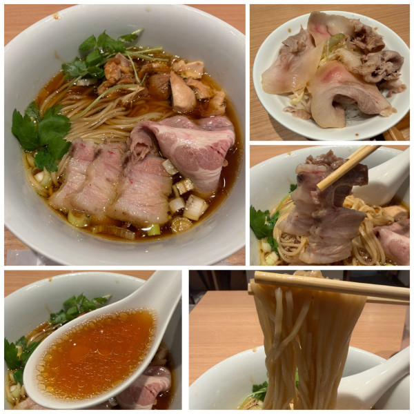 「【柳麺呉田】鹿野地鶏と川俣シャモの醤油SOBA 1700円」@ラーメンWalkerキッチンの写真