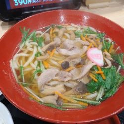 京鴨ときのこのハリハリうどん