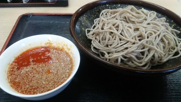 「もりそば（ごまだれ） 470円」@そば処 めとろ庵 後楽園店の写真