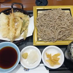 天ぷらと藪そば（¥820）