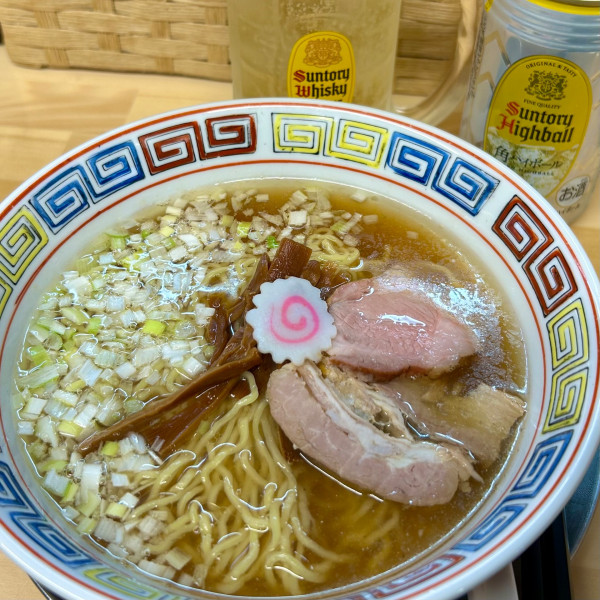 「中華そば＋缶ハイボール」@中華そば光の写真