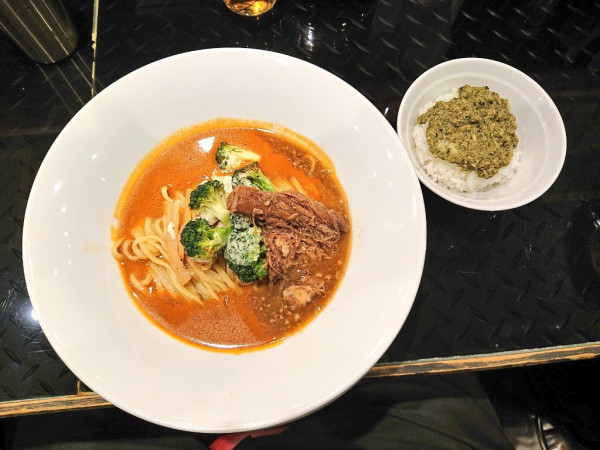 「【限定】和牛の全て タンシチュー編、など」@トーキョーニューミクスチャーヌードル 八咫烏 CHIKARABOの写真