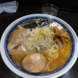 塩ラーメン1150円中濃 味付卵100円