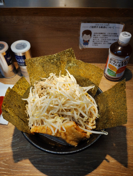 「限定『М Ⅱ』汁無し350 TP海苔うずら」@麺屋 浜一の写真