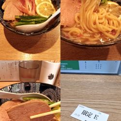 限定『茗荷と檸檬の塩あんかけ蕎麦(￥1200)』