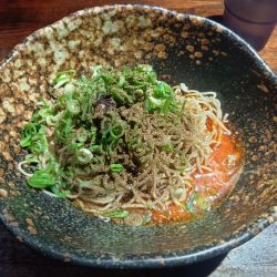 汁なし担担麺大　３辛　半ライス