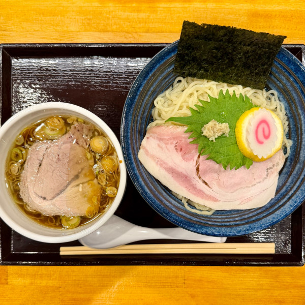 「生姜醤油昆布水つけ麺」@ハちゃんラーメン 新橋店の写真