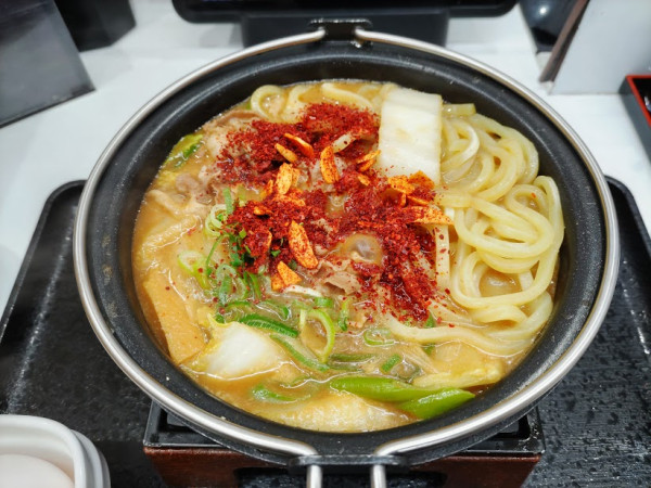 「スタミナ牛みそラーメン鍋膳（単品）」@吉野家  市ヶ谷駅前店の写真