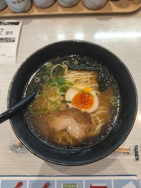 「厳選素材の貝節塩ラーメン」@はま寿司 マチニワ豊川店の写真