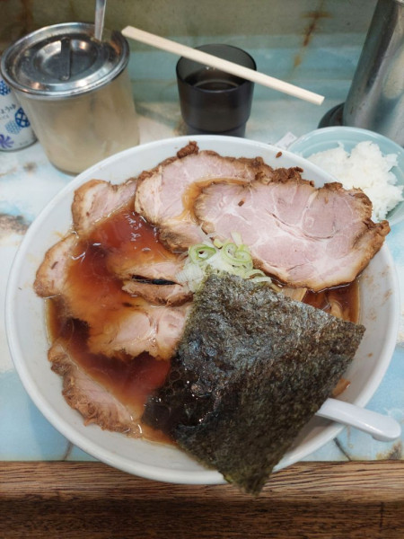「チャーシューメン＋ライス(小)」@ラーメン 丸仙の写真