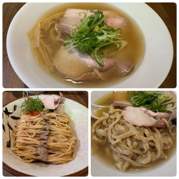 「中華そば塩1000円 手揉み麺変更100円 味付替玉煮干250円」@中華そば 麺壁九年 本店の写真