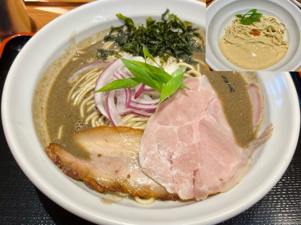 「濃厚煮干しそば+牡蠣クリームの和え玉ハーフ」@煮干らぁめん 樹鈴の写真