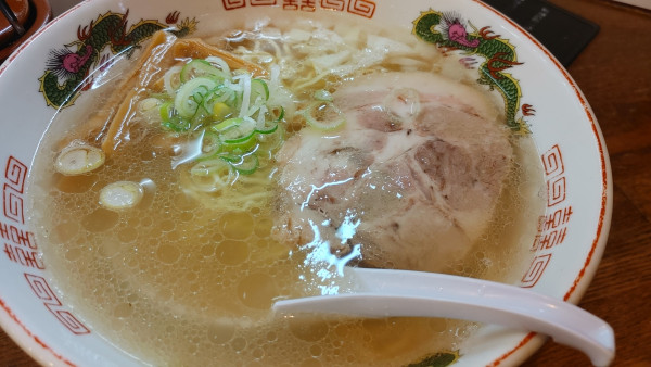 「朝専用中華そば　塩」@らあめん 寸八 総本店の写真