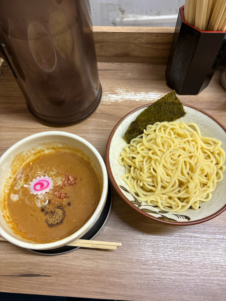 「みそつけ麺　中盛」@健勝軒の写真