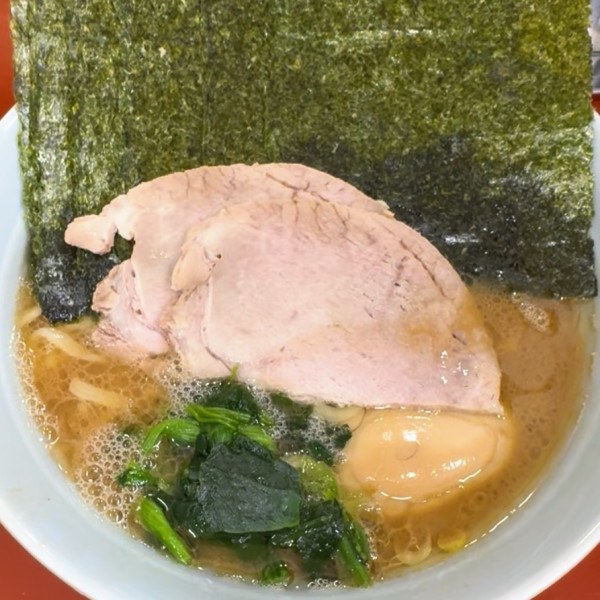 「こころ家ラーメン 1,050円＋半ライス100円」@横浜家系ラーメン こころ家の写真