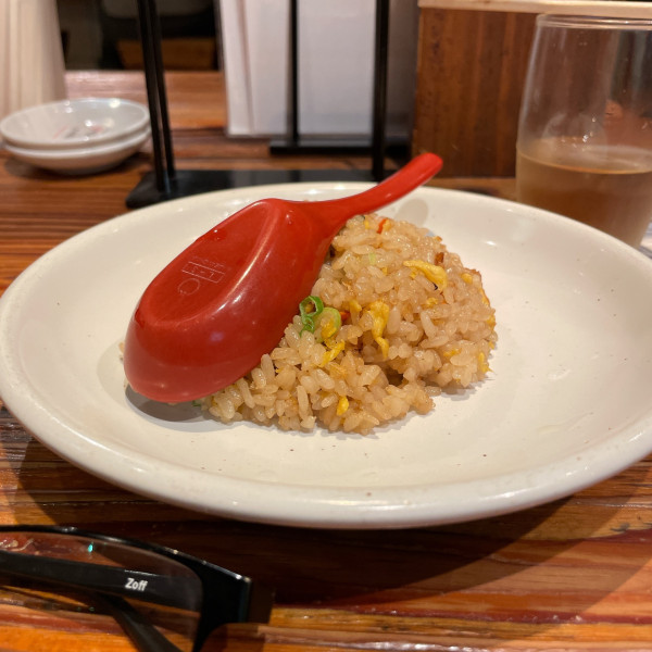 「半チャン」@らーめん 熊五郎 新大阪1号店の写真