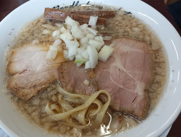「（限定）背脂煮干らーめん¥1100」@麺庵ちとせの写真
