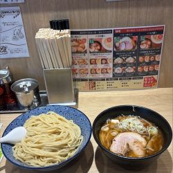 味噌つけ麺味玉