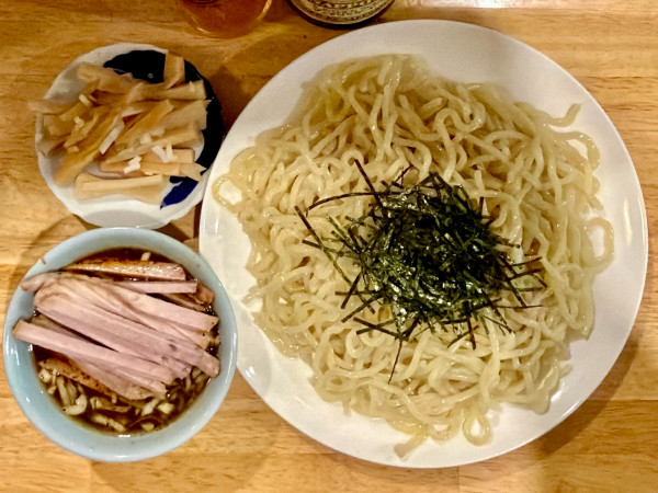 「サッポロ赤星 → チャーシューメンマつけそば」@中華つけ蕎麦 でき心の写真