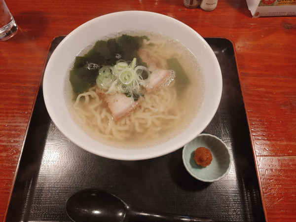 「会津山塩らーめん　辛みそ　900+30円」@会津 田舎家の写真