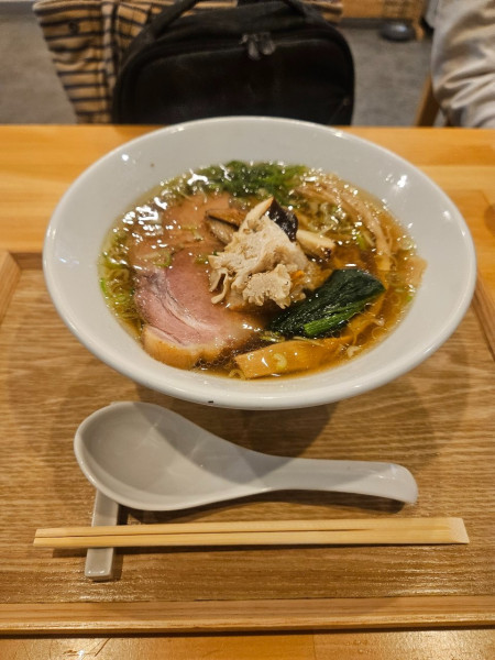 「限定 3種のきのこの白正油らーめん」@らーめん 心麦の写真