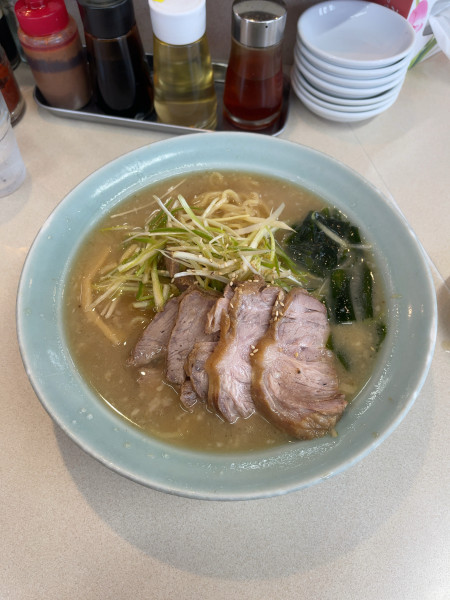「ネギチャーシューメン（1100円）」@たんたラーメンの写真