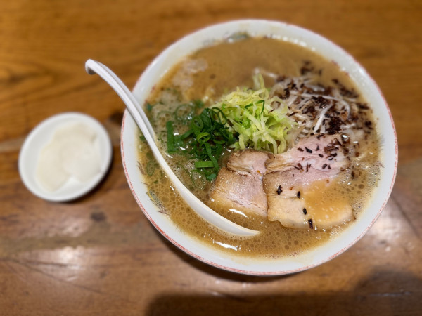 「本日の限定“ 鹿児島ラーメン(こいくち)“1200円」@渡なべの写真