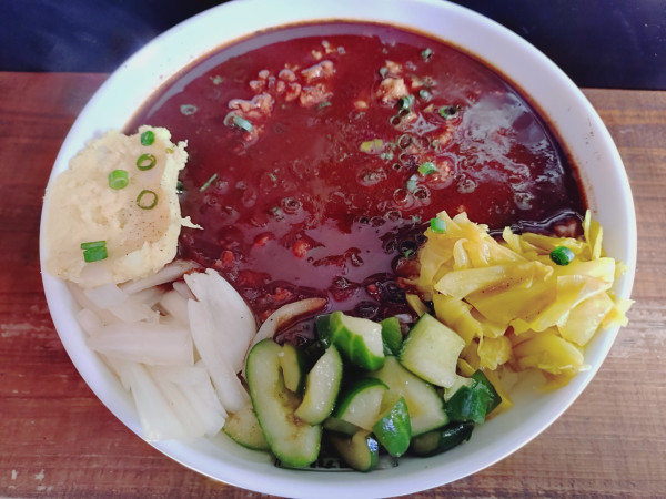 「デビルカレー　１０５０円」@魔皿カレー 中目黒店の写真