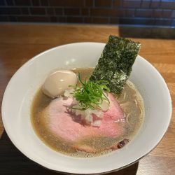 煮干し蕎麦(超焙煎)+味玉