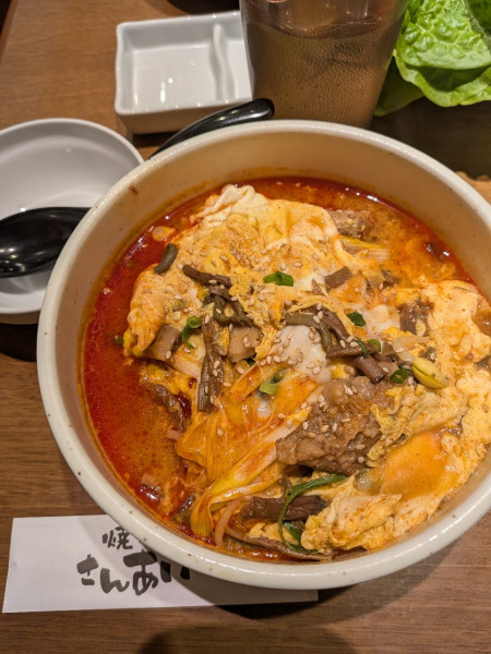 「テグタンラーメン（858円）」@焼肉さんあい 上福岡店の写真