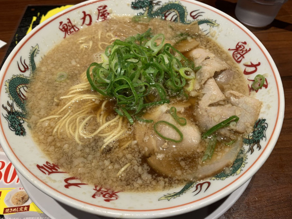 「京都背脂醬油ラーメン」@ラーメン魁力屋 南砂店の写真