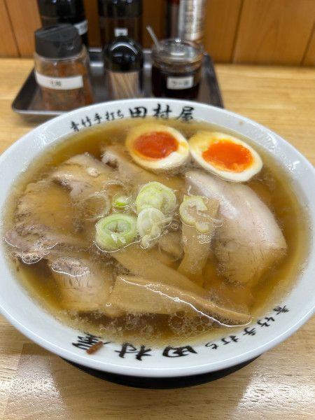 「味玉チャーシュー麺」@田村屋の写真