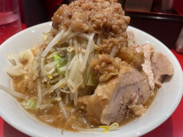 「ミニラーメン・全部フツウ:880円」@ブタブタコブタラーメン 代々木店の写真