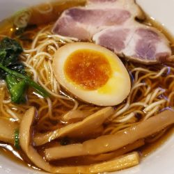 ラーメンセット（醤油、雲呑　600円）