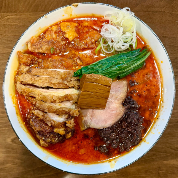 「【限定】担々麺 親鶏パーコー」@手打麺祭 かめ囲の写真