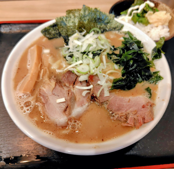 「朝ラー(並) 680円」@つけ麺大輝の写真