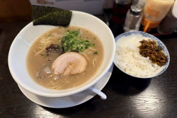 「らーめん（￥700）＋小ライス（￥150）」@一心の写真
