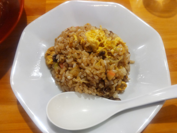 「絶品半チャーハン500円」@築地の中華そば 伊蔵八の写真