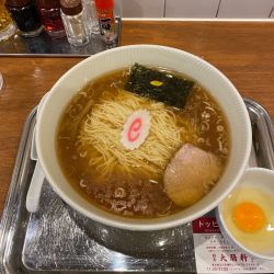 中華麺＋生玉子